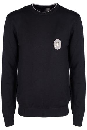 Пуловер из шерсти Philipp Plein Philipp Plein F18C MKO0363 Черный купить с доставкой