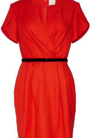 Красное платье миди с поясом The Dress 257195997