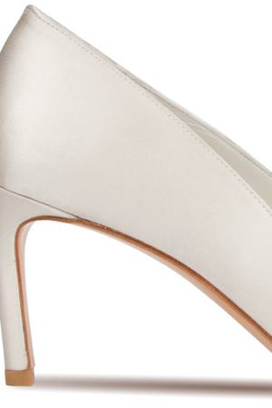 Туфли с декором Stuart Weitzman Stuart Weitzman WL43203/свадьба/шелк/ Слон.кость