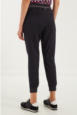 Черные брюки с эластичным поясом Lorena Antoniazzi 213696817 купить с доставкой