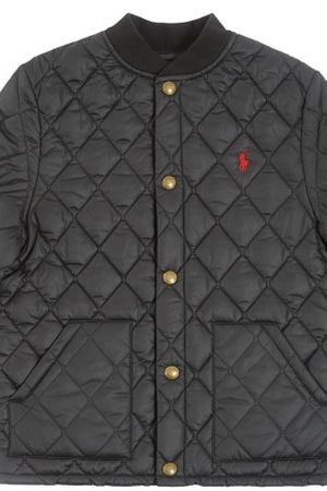Черная стеганая куртка Ralph Lauren 125298156 купить с доставкой