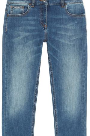 Голубые джинсы с потертостями Dolce & Gabbana Kids 120798256 купить с доставкой
