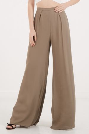 Однотонные расклешенные брюки Elisabetta Franchi 173297272 вариант 2 купить с доставкой