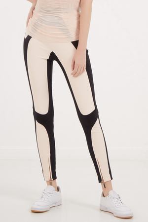 Черные брюки с контрастными вставками Elisabetta Franchi 173297292 вариант 2