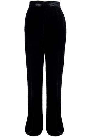 Бархатные брюки-палаццо ETRO ETRO 13217/0242/0001 Черный