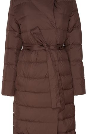 Длинное коричневое пуховое пальто Akhmadullina Dreams 173597633 купить с доставкой