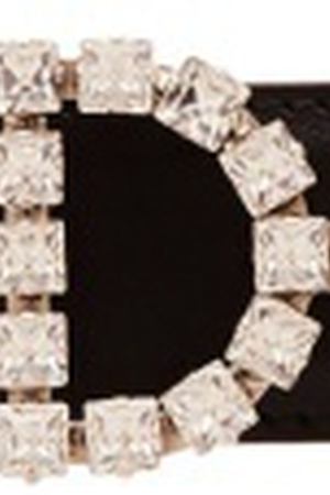 Черный кожаный ремень с кристаллами Dolce & Gabbana 59997384