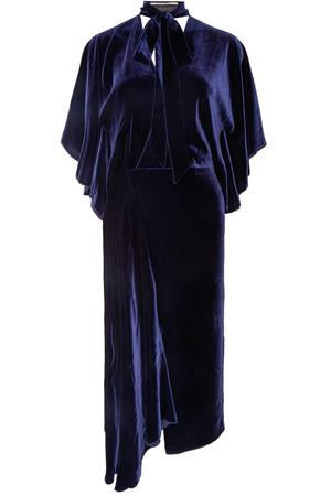 Синее бархатное платье Meyers Roland Mouret 18798195 вариант 3