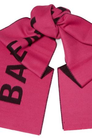 Розовый шарф с логотипом Balenciaga 39798401 купить с доставкой