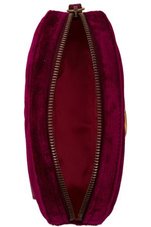 Поясная сумка GG Marmont фуксия Gucci 47098500