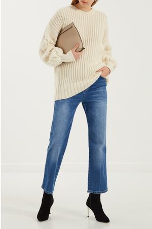 Голубые широкие джинсы Victoria Beckham 21298792 купить с доставкой
