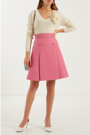 Розовая юбка с пуговицами Gucci 47099039