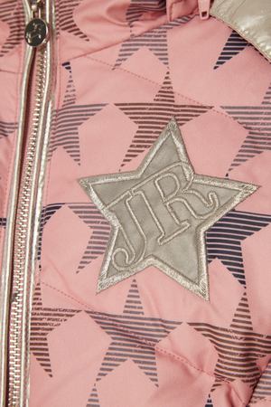 Розовая куртка с нашивкой Junior Republic 206098861 вариант 2
