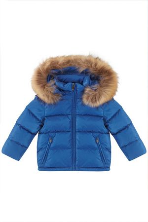 Синяя стеганая куртка Il Gufo 120599436 купить с доставкой