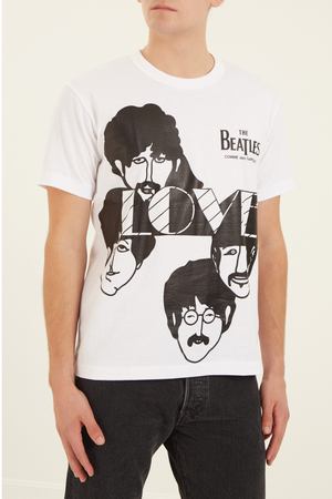 Футболка Beatles CDG Love Comme des Garcons PLAY 99198923 купить с доставкой