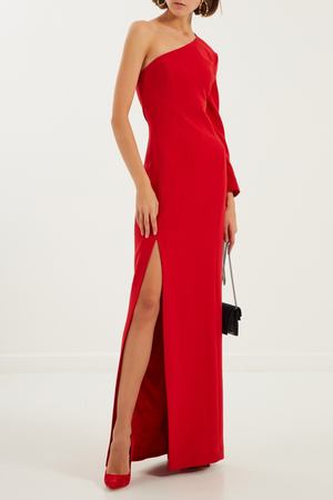 Красное платье на одно плечо Adolfo Dominguez 206199571 купить с доставкой