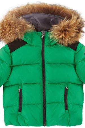 Зеленая дутая куртка Colmar 268599953 вариант 2