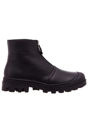 Черные кожаные ботинки на молнии Loewe 80699213