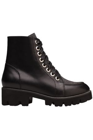 Черные кожаные ботинки с шерстяной вставкой Portal 2659100234 вариант 4