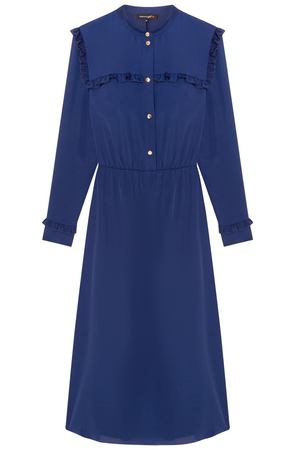 Синее платье с рюшами Terekhov Girl 213899653 купить с доставкой
