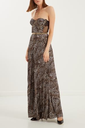 Платье с леопардовым принтом Elisabetta Franchi 1732100077 купить с доставкой