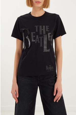 Черная футболка Beatles CDG Comme des Garcons PLAY 99199135