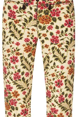 Горнолыжные брюки-клеш с цветочным принтом 3 Moncler Grenoble Moncler 34100565