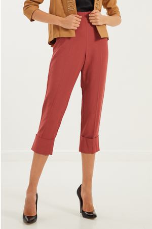 Красные брюки Elisabetta Franchi 1732100069 купить с доставкой