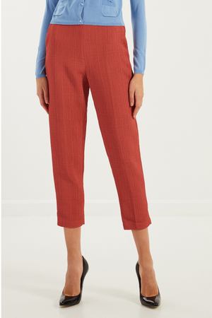 Красные брюки Elisabetta Franchi 1732100073