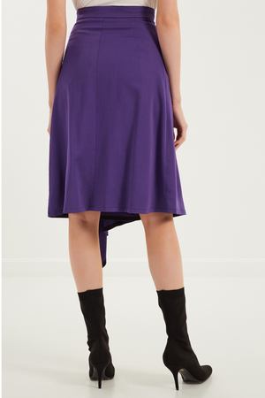 Расклешенная фиолетовая юбка миди Belka 2715100231