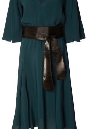 Изумрудное платье миди с поясом Belka 2715100248 купить с доставкой