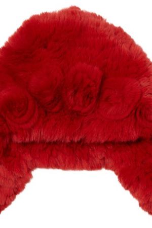 Красная шапка из меха кролика Korta 2697100878 купить с доставкой