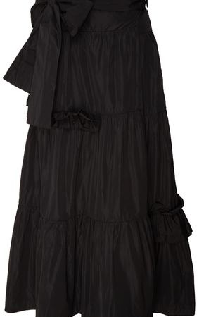 Черная юбка P.A.R.O.S.H. 393101544 купить с доставкой