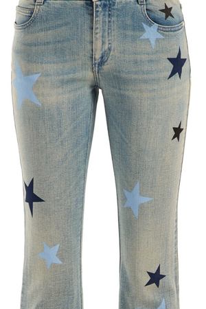 Укороченные джинсы со звездами Stella McCartney 193101180