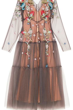Длинное платье с цветами Alena Akhmadullina 7399168 вариант 2 купить с доставкой