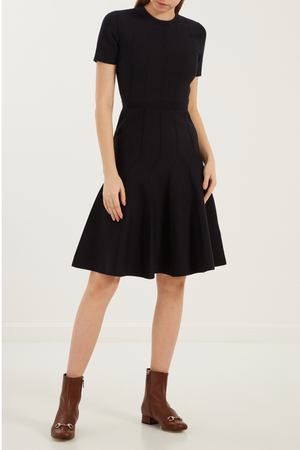 Черное платье с фактурным узором Gucci 470101640 вариант 2