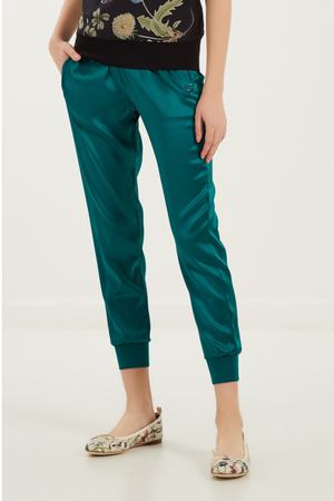 Зеленые брюки Gucci 470101695