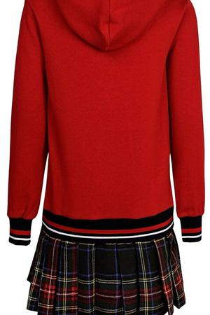 Красное платье с капюшоном Dolce & Gabbana Kids 1207102360 вариант 2