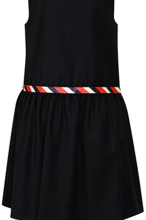 Черное платье с контрастной окантовкой Gucci Kids 1256102364 вариант 2