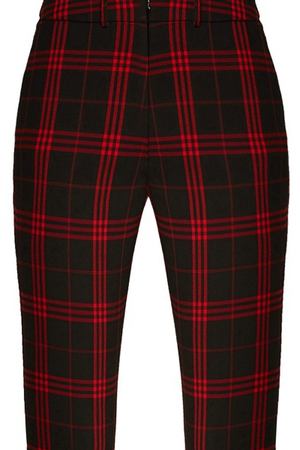 Черно-красные клетчатые брюки Ли-Лу 1677101932 купить с доставкой