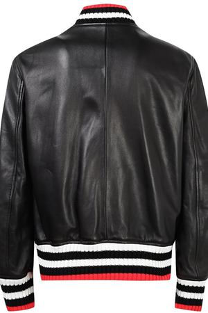 Черная куртка с отделкой Gucci Kids 1256102426 вариант 3 купить с доставкой