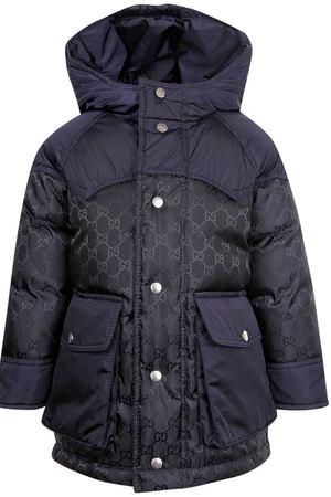 Пуховик с монограммами Gucci Kids 1256102554