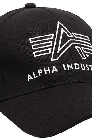 Черная кепка с вышитым логотипом Alpha Industries 2756101433