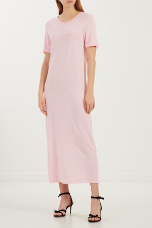 Розовое платье-футболка Amina Rubinacci 2158102084