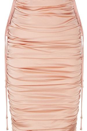 Розовое платье со шнуровкой и драпировкой Dolce & Gabbana 599101138 вариант 2 купить с доставкой