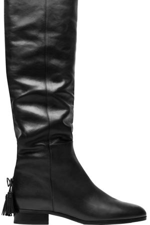 Кожаные сапоги Bowie Boot Flat Aquazzura 975103295