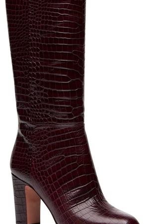 Сапоги с эффектом крокодиловой кожи Brera Boot 85 Aquazzura 975103306 вариант 2