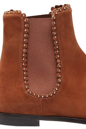 Коричневые челси Catroux Bootie Flat Aquazzura 975103331