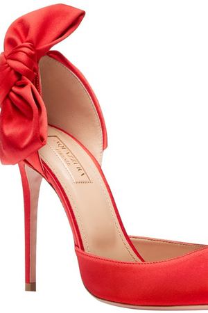 Красные туфли Versailles Peep Toe 105 Aquazzura 975103372