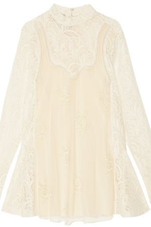 Белая кружевная блузка Stella McCartney 193101077